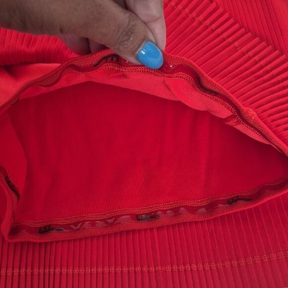 Lululemon Athletica Red Pleat To Street Skirt - Picture 10 of 16
